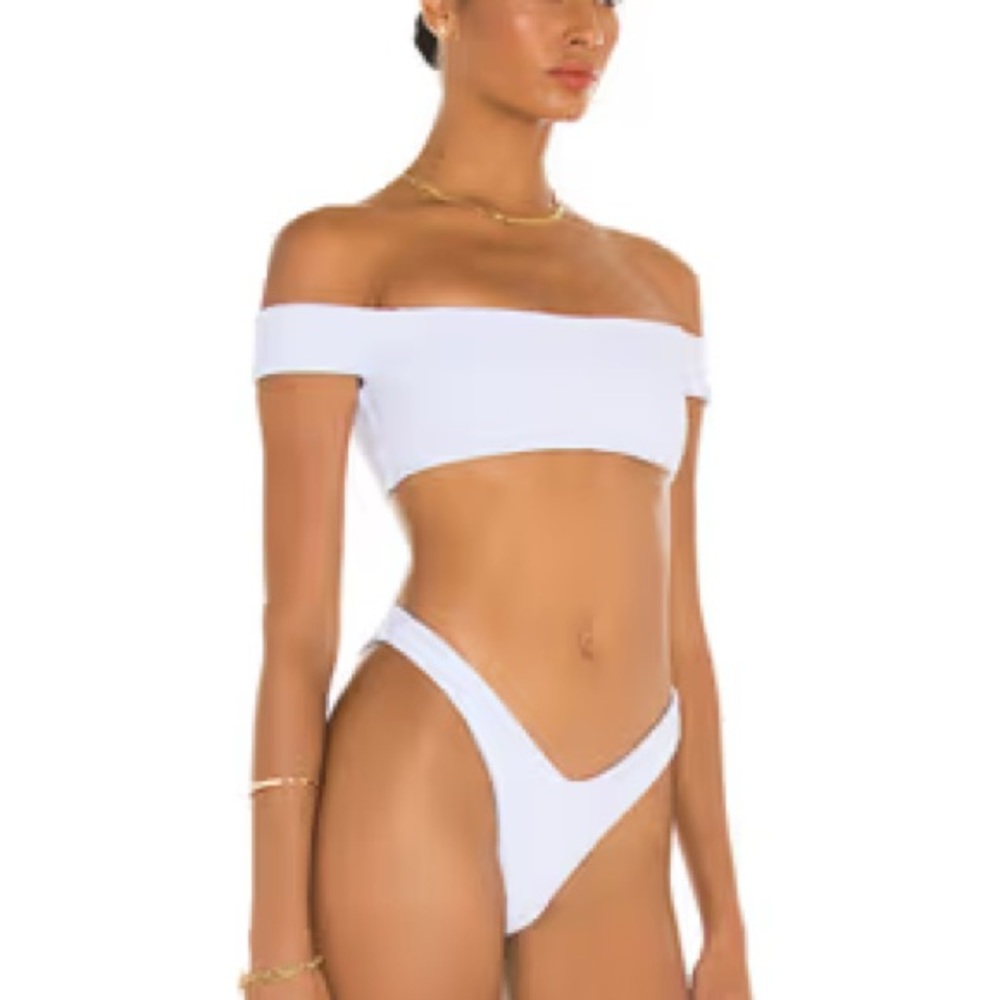 NWT Lovers and Friends Tess Bikini in White